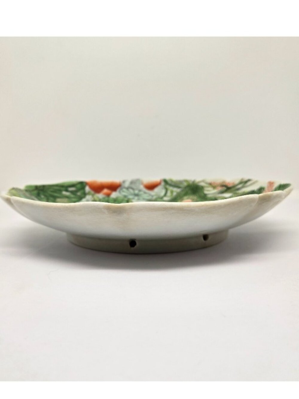 Vintage Napcoware, Lotus / Water Lilies, Wall Plate, Hand Painted In Hong Kong - Picture 4 of 9